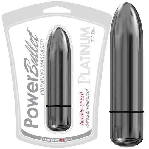 Power Bullet Platinum Silver 3 Inches Power Bullet Platinum Silver 3 Inches