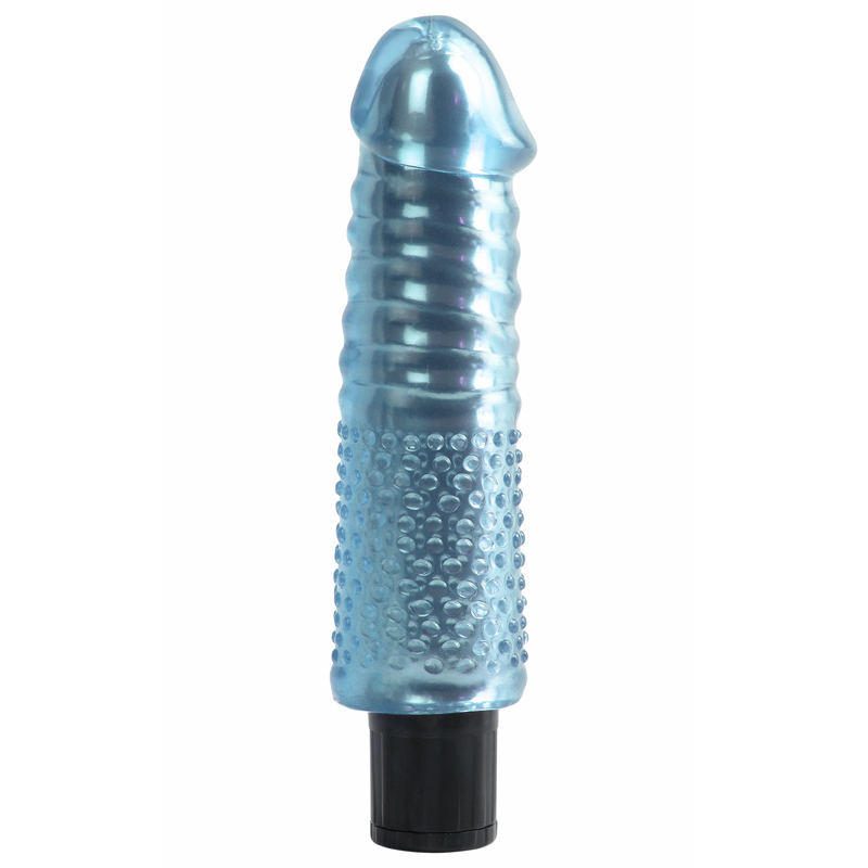 Jelly Gems 12 Blue Waterproof Vibrator Jelly Gems 12 Blue Waterproof Vibrator