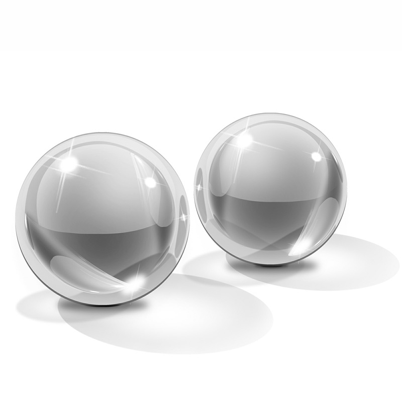 Icicles No 42 Medium Hand Blown Glass Ben Wa Balls Icicles No 42 Medium Hand Blown Glass Ben Wa Balls