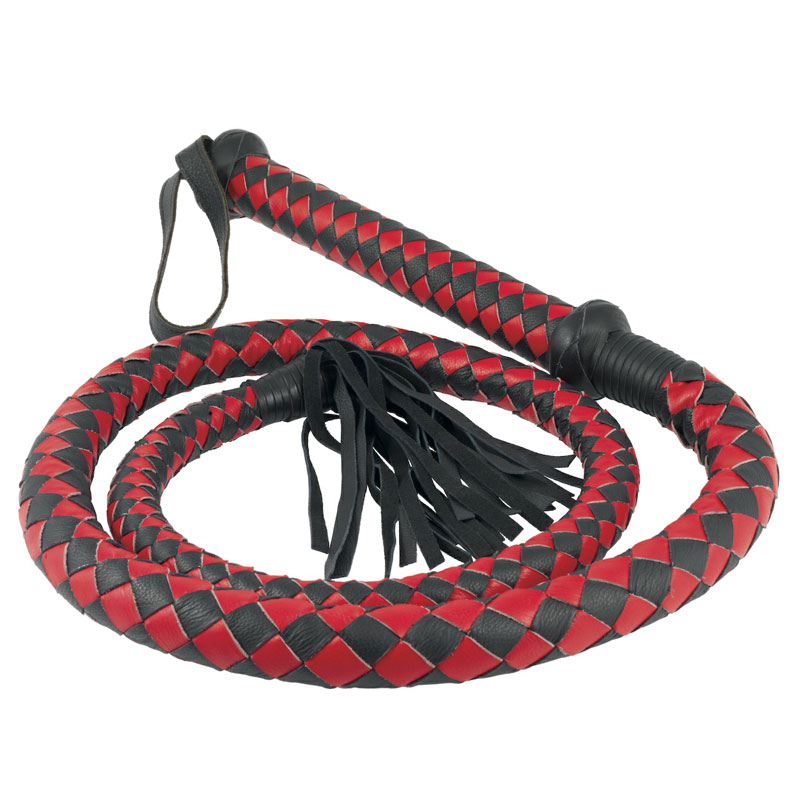 Long Arabian Whip Red and Black Long Arabian Whip Red and Black